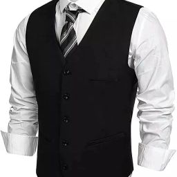 Solid Men Waistcoat-image-100