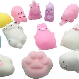 Mini Toys Kawaii Squishies Set Cute Animal Children Toy Bath Toy-image-25