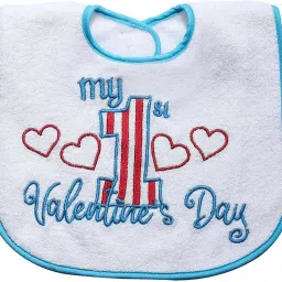Baby feeding Bibs Newborn My First Valentine's Day, (Pack of 1 Bib)-27
