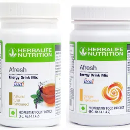 AFRESH ENERGY DRINK TULSHI & GINGER COMBO SET OF 2 Plant-Based Protein-image-33