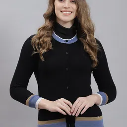 Monte Carlo Round Neck Long Sleeve Cardigan Sweaters-picture-53