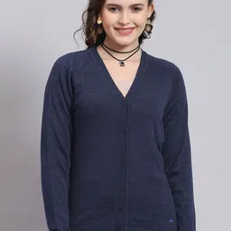 Monte Carlo V-Neck Woollen Cardigan Sweater-31