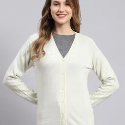 Monte Carlo V-Neck Woollen Cardigan-picture-50