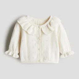 H&M Pointelle-Knit Cardigan-image-73