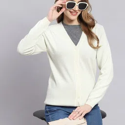 Monte Carlo V-Neck Woollen Cardigan image 3