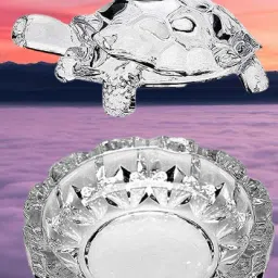Crystal Tortoise Decorative Showpiece#8(small) Decorative Showpiece - 6 cm-picture-13