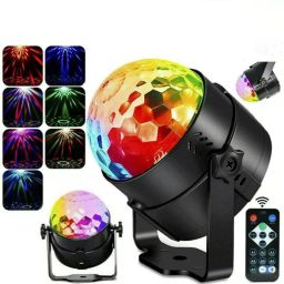 9W Mini DJ Lighting Strobe Light Single Disco Ball-38