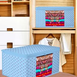 Kuber Industries Blue 12 Pieces Printed Multi-Utility Organisers image 3