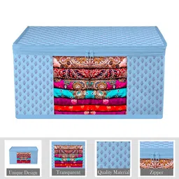Kuber Industries Blue 12 Pieces Printed Multi-Utility Organisers image 4