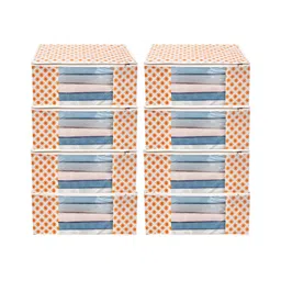 ANKIT INTERNATIONAL Orange Set of 6 Super Strong Multi-Utility Organisers-25