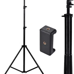 Deeshora Tripod Stand Holder with Height Adjustable,Stand 360 Rotation Tripod, Monopod, Tripod Ball Head, Tripod Kit-20