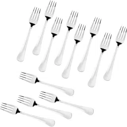 Stainless Steel Baby / Medium Fork set of 12 Pc – (15.5cm L) (1.6mm Thick) Stainless Steel Baby Fork Set-image-92
