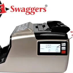 SWAGGERS Mix Note Value Counting Machine for Indian Currency(10,20,50,100,200,500,2000) Note Counting Machine image 4