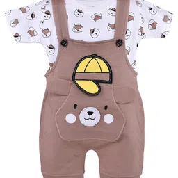 Wish Karo Boys Cotton T-shirt & Dungaree-15