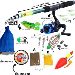 7FT210 Set Fishing Combo Accessories Multicolor Fishing Rod-image-4