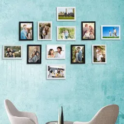 art street Black Wood Set 12 Collage<br />Photo Frames-picture-47
