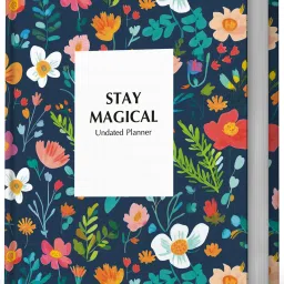 Undated Daily & Journal to Schedule Day, To-Do List, 2025 Regular Planner 160+ Stickers 231 Pages-8