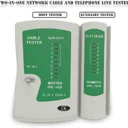 Mebako RJ45 RJ11 CAT5/CAT 6 UTP Network LAN Cable Tester with LED Indicators RJ11/RJ12 Network Interface Card image 2