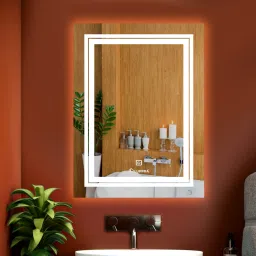 Touch-Sensor LED Wall Mirror for Bathrooms, Living Rooms, and Hallways Bathroom Mirror-95