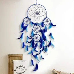 Traditional Indian Dream catcher Wall Art for Bedrooms,Home Wall Hanging Design Feather, Wool Dream Catcher-image-52