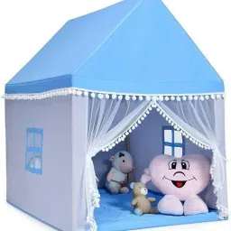Jumbo Size Extremely Light Weight , Water Proof Kids Play Tent House-image-60