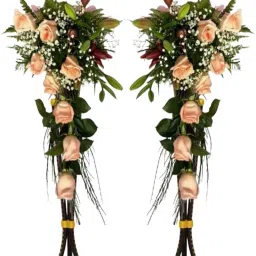 RA TOUCH Home Decor Corner Centerpiece Gift Item and use full matel stand | Iron Vase-image-59