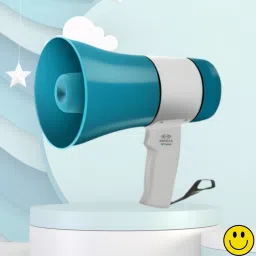 Handheld Megaphone with Siren, Microphone & Rechargeable for Outdoor EventsB68 Megaphone Portable Megaphone Siren Loudspeaker Function &Long Battery BackupW68 Outdoor PA System-26
