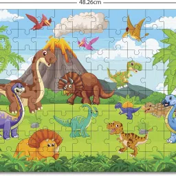 bookford Era Of Dinosour Jigsaw Puzzle Game & Fun and Learning image 4
