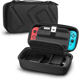 Nitho Switch / Switch LITE Armour CASE XL Carry CaseGaming Accessory Kit-14