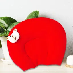 Cotton, Mustard Seeds Soft U Shape Baby Pillow Pack of 1-image-90