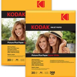 268 GSM 40 Sheet RC(ResinCoated) HighGlossy Picture Plus Super White Waterproof unruled A4 (210x297mm) Inkjet 268 gsm Photo Paper-image-48