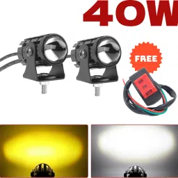 Mototrcycle Mini Yellow/White 40 Watt LED Fog Light Fog Lamp Motorbike LED (9 V, 40 W)-image-10