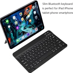 Proelite Ultra-Slim Bluetooth Keyboard Upto 13 inch Portable Mini Wireless Rechargeable Bluetooth Standard Tablet Keyboard Compatible with Tablet image 3