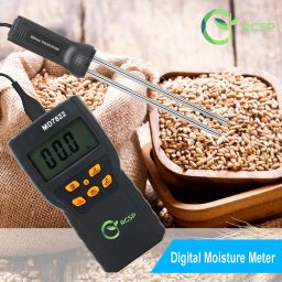 Digital Grain Moisture Meter with Measuring Probe Temperature Tester LCD Hygrometer Humidity Tester For Wheat, Corn, Rice, Bean Pin-Type MD7822 Pin-Type Digital Moisture Measurer-image-118
