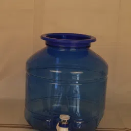 10 Liter Water Matka Can Plastic Water Dispenser Bottle Can, Blue Set-1 Bottom Loading Water Dispenser-picture-13