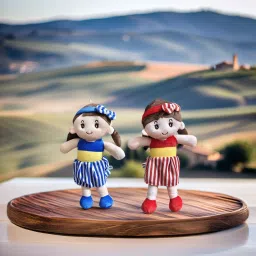CUTE DOLL COMBO BLUE & RED - 40 cm-image-39
