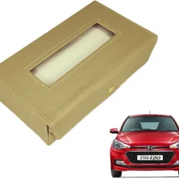 Basic-Beige Tissue Box Leatherette-303 Vehicle Tissue Dispenser-image-69