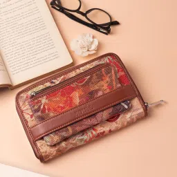 Women Casual Multicolor Jute Wrist Wallet - Regular Size-10