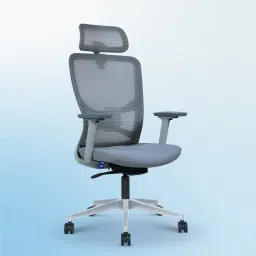 Aura Mesh Office Chair, Adjustable Armrest, Lumbar Support, Ergonomic Desk Chair Mesh, Fabric Office Executive Chair-image-19