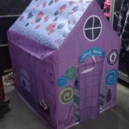 Kids Tent House with Sweets Theme and Cake Print-image-73