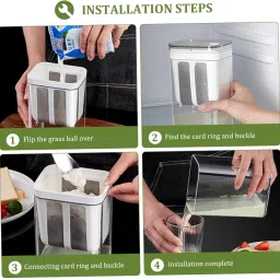 psa Curd Maker and Greek Yogurt Maker - 1100ml Fine Mesh Strainer with Lid Strainer image 3