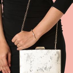 Casual Silver Clutch-image-25
