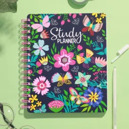 Blossom Tales Study Planner with Sticker Sheets B5 Planner Ruled 240 Pages-12