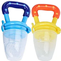 Colorful Attractive Baby Food Feeder Grow With Me Set Baby Teething Toy Silicone Teether Nibbler Soother-23