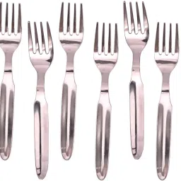 DEV INDUSTRIES Stainless Steel Baby Fork, Dinner Fork, Salad Fork Set-13
