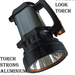 mitsales 120 W Water Proof Torch With 2 Km Long Range Search Light & 18 SMD As Side Light Torch image 5