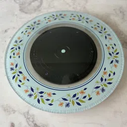 Lazy Susan Revolving Toughened Glass Tray-24" Bouquet Polished Trivet-6