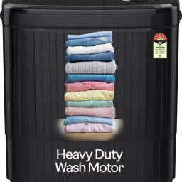10 kg 5 Star Aquajet Pulsator, Drying at 1400 RPM Speed, Spin Shower, Semi Automatic Top Load Black-6