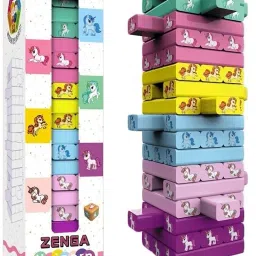 Wooden Tower Game Tumbling Blocks Set with 54 Pieces Jenga Game Jenga Tower Game Party & Fun Board Game-image-36