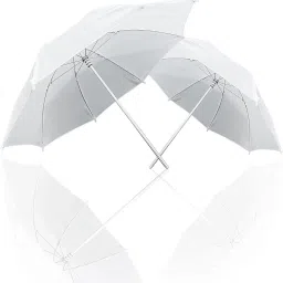 Hiffin Professional White Umbrella 100cms 36 inch/91cm for Photography Studio Light Flash, Camera Flash, Video Light 2 Pcs Combo White Reflector Umbrella-picture-4